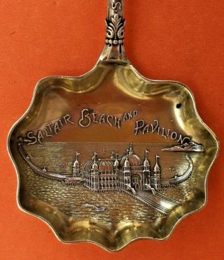 Utah Figural Mormon Angel Moroni Salt Lake City Sterling Silver Souvenir Spoon