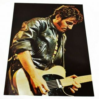 Vintage Bruce Springsteen On Guitar 1980 