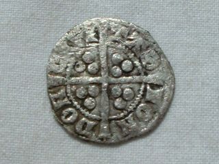 Rare Britain - Edward - Hammered Silver London Long Cross Penny - 3