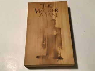 The Wicker Man Limited Edition 2 - Disc Dvd Wooden Box - Rare - Oop