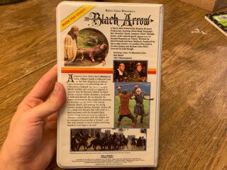 Walt Disney Home Video BLACK ARROW VHS Rare Robert Lewis Stevenson Great Shape 2