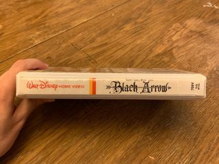 Walt Disney Home Video BLACK ARROW VHS Rare Robert Lewis Stevenson Great Shape 3