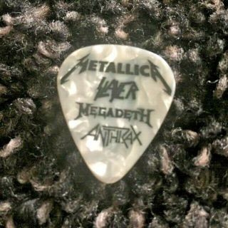 Metallica Promo Only Guitar Pick From The Big 4 Concert In Indio Oop Rare (2011)