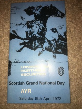 Exceptionally Rare - Scottish Grand National 1972 - Quick Reply