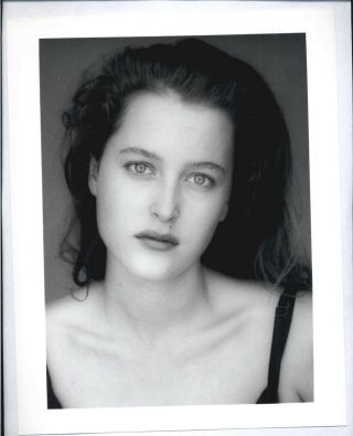 Gillian Anderson - 8x10 Headshot Photo W/ Resume - X - Files Rare