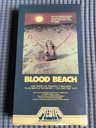 Rare Blood Beach Vhs No Bluray Or Dvd Horror Cult Media Home Ent Uncut Box Ntsc