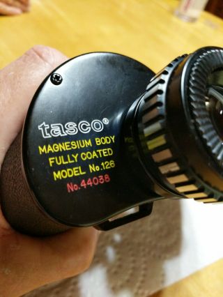 Rare Tasco Model 126 10x50 W/case & Caps: