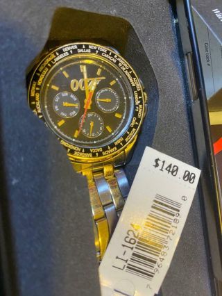 Very Rare James Bond 007 Fossil Gold Limited Edition Watch Li - 1624,  0616 - 1,  000