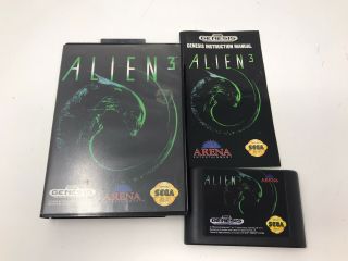 Rare Alien 3 (sega Genesis 1993) Authentic Game Complete