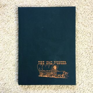 Vintage 1942 Somerville High School Yearbook - The Pioneer - Somerville Nj Rare