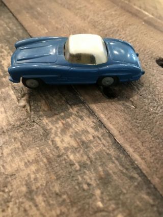 Htf Rare Vintage Lionel H.  O.  1964 Mercedes Benz 300 Sl In Blue W/white Roof