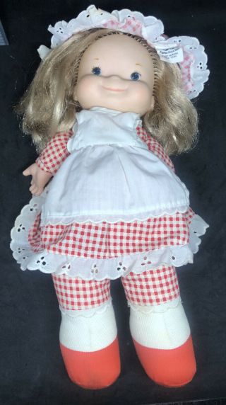Vintage Fisher Price MARY Lapsitter Doll 200 Dress Apron 1973 3