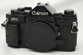 Very Rare Canon A - 1 35mm Slr Film Camera Body Only Demonstration Em25d