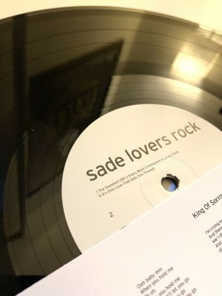 Sade Lovers Rock Vinyl LP 2010 MOV Music On Vinyl Very Rare 3