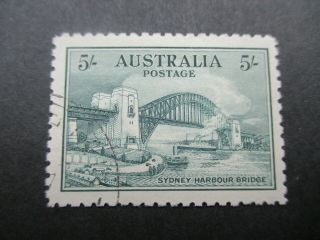 Pre Decimal Stamps: 5/ - Bridge Cto - Rare Seldom Seen (h96)