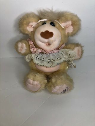 Furskins Thistle Bear Baby Plush Teddy Xavier Roberts Coleco Vintage Doll Toy 80