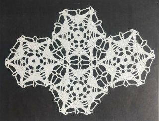 Crochet Designs Elizabeth Hiddleson Volume 3 - A Pattern Book Doily Doilies Rare 3