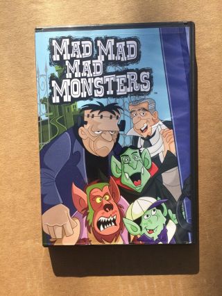 Mad,  Mad,  Mad Monsters Rankin/bass Animation Dvd 2011 Oop Rare
