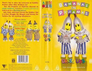 Bananas In Pyjamas Dress Ups Vhs Video Pal Rare Postage When You Buy 5 Vhs