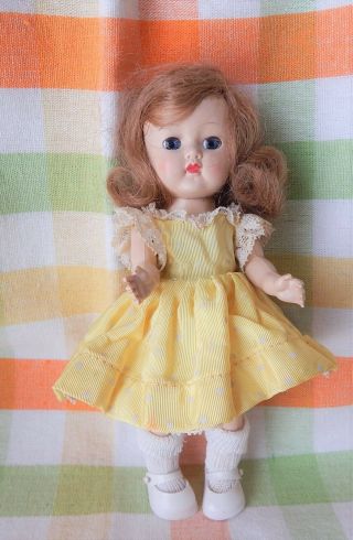 Vintage Cosmopolitan Doll Ginger Walker - Tagged Polka Dot Dress - Adorable