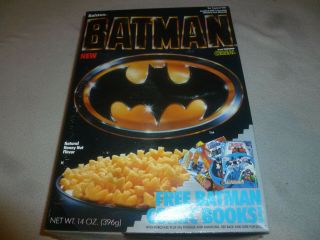 Vintage 1989 Batman Cereal Michael Keaton Dc Comics Ralston Rare