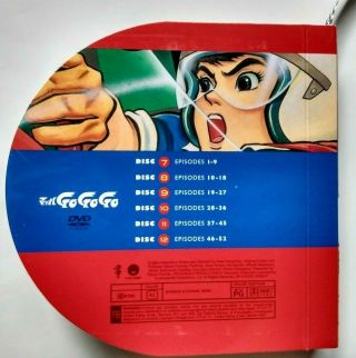 Speed Racer Complete Series (Rare Unedited Japanese Version) Mach GoGoGo DVD Set 2