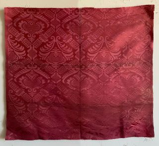 18th Century French Silk Woven Frame Jacquard Fabric (3218)