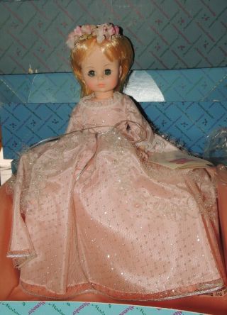 Madame Alexander Cinderella Doll Vintage W/original Box 1546 Blonde Pink Dress