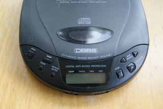 VTG 90s Rare Koss Portable Compact Disc Player CDP600CP Anti Skip DBBS 2