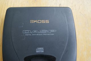 VTG 90s Rare Koss Portable Compact Disc Player CDP600CP Anti Skip DBBS 3