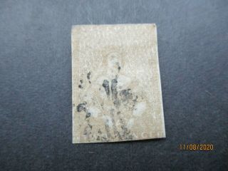 Victoria Stamps: Half Length Butterfly Cancel - Rare - (k158)