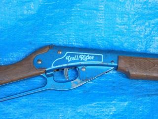 Vintage Daisy Model 660 Trail Rider Ricochet Toy Pop Gun Rare Blue Early 1970 ' S 3