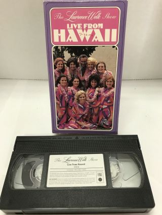 2 Htf Rare Lawrence Welk Show Vhs Tapes Tv Treasures & Live From Hawaii 02