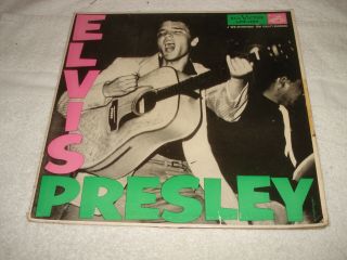 1956 Orig Elvis Presley Lp Self Titled 1st Album Lpm 1254 Mono Rare Vg,  Plays Ex