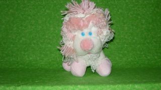 Disney Kenner 1986 Fluppy Dogs Baby Pink Puppy Pup Plush Stuffed Animal Toy