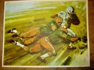 Rare Green Bay Packers 1965,  " The Tackle " 11 