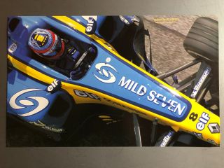 2005 Fernando Alonso Renault F1 Grand Prix Race Car Print Picture Poster Rare