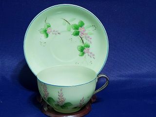 Antique Fine Bone China Cup And Saucer Pre - Wwii