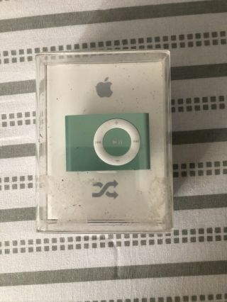 Apple Ipod Shuffle 2nd Generation Clip On A1204 Green 2gb Rare Vintage