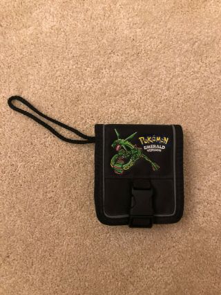 Gameboy Advance Sp Case - Pokemon Emerald Rayquaza Edition - Rare - Very Good