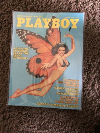 Vintage Playboy - August,  1976 Back Issue Rare Old Antique Hugh Heffner