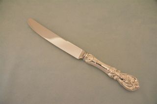 Reed & Barton Francis I 9 - 5/8 " French Blade Hh Dinner Knife Sterling No Mono