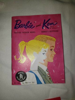 Vintage Barbie And Ken Booklets with hard to find inserts 3