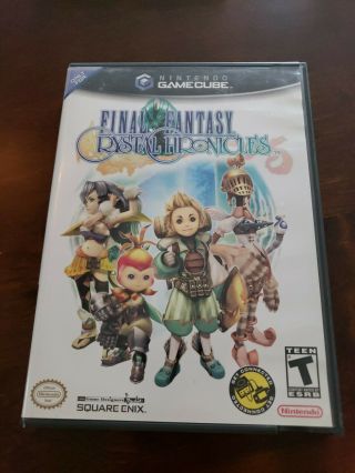 Final Fantasy Crystal Chronicles 100 Complete Nintendo Gamecube Cib Rare