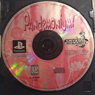 Disc Only Pandemonium Sony Playstation 1 Ps1 Great Rare S/h