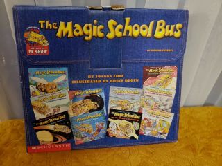 Boxed Set Of 10 Magic School Bus Books 1999 In Rare Tv Show