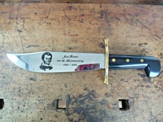 Vtg Rare 1990 Case Xx Jim Bowie 200th Anniversary Knife.