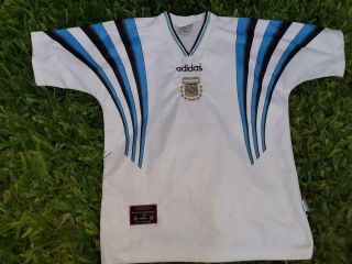 Very Rare Adidas Argentine Football Team Shirt 1996 - Vintage Jersey