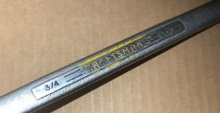 Rare Vintage Craftsman =V= Deep Offset Box Wrench 3/4 x 13/16 - 6 Point - EUC 2