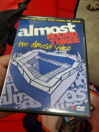 Almost Round Three: The Almost Video (2 Dvd Set) Skateboarding W 3d Glasses Rare